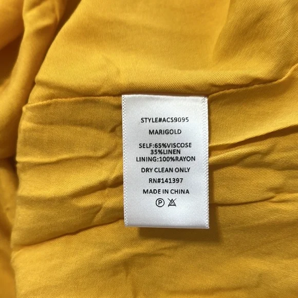 Astr The Label Marigold Divine Tie Waist Crop Top & Maxi Skirt Matching Set NEW - Picture 16 of 16